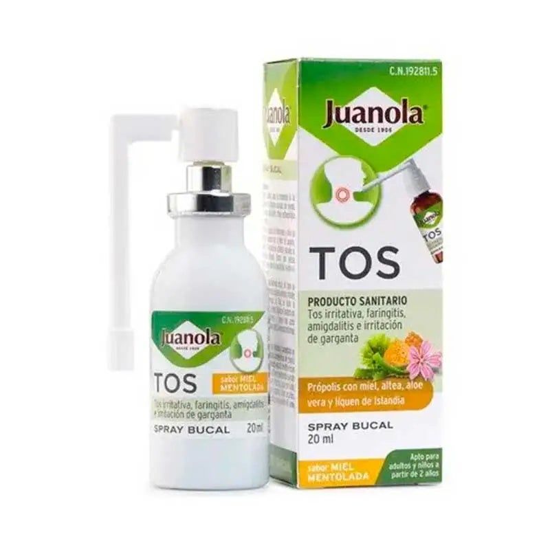 Tos Spray Bucal Sabor Miel Mentolada