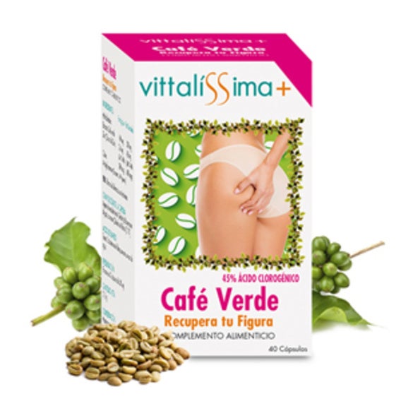 Café Verde Complemento Alimenticio 40 Cápsulas