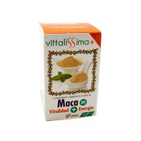 Maca Vitalidad Y Energía 30 Cápsulas