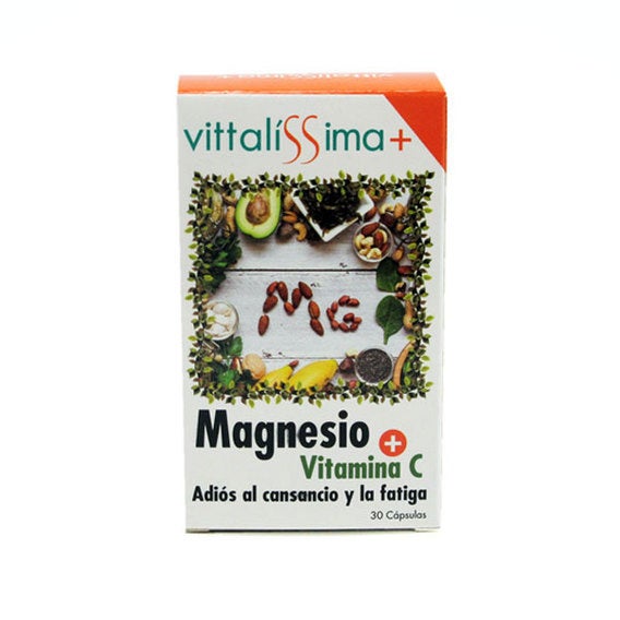 Magnesio Vitamina C 30 Cápsulas