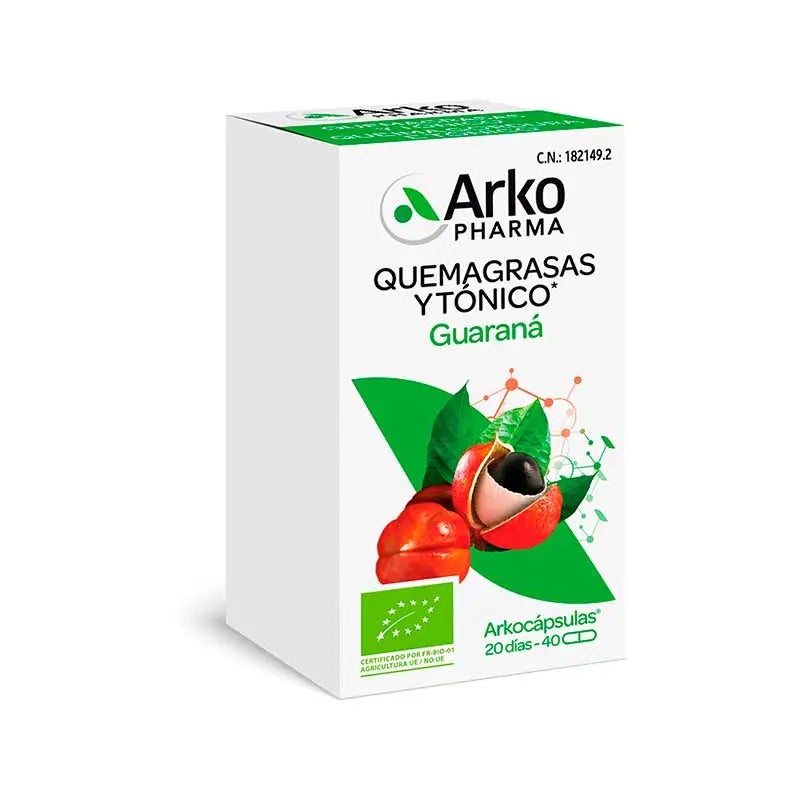 Arkocapsulas Guarana Bio 40 Capsulas