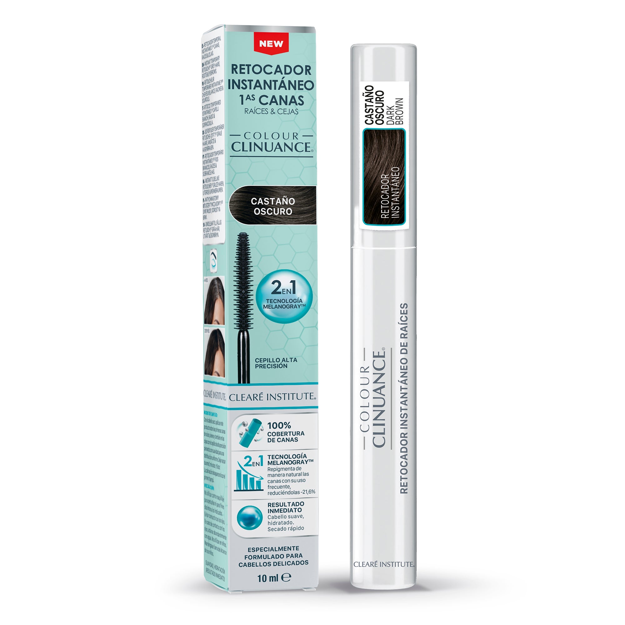 Retocador Colour Clinuance Castaño Oscuro