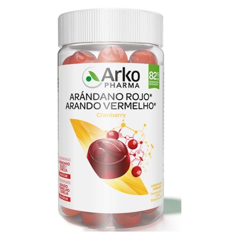 Arkogummies Arándano Rojo 60 Caramelos De Goma