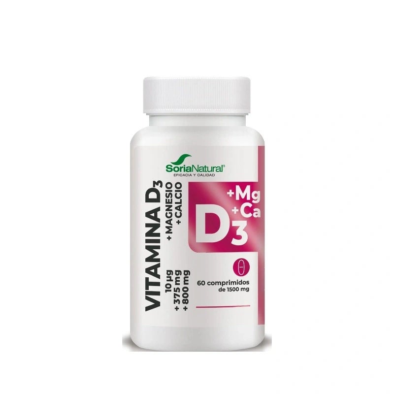 Liberacion Sostenida Vitamina D3 Magnesio Calcio 60 Comprimidos