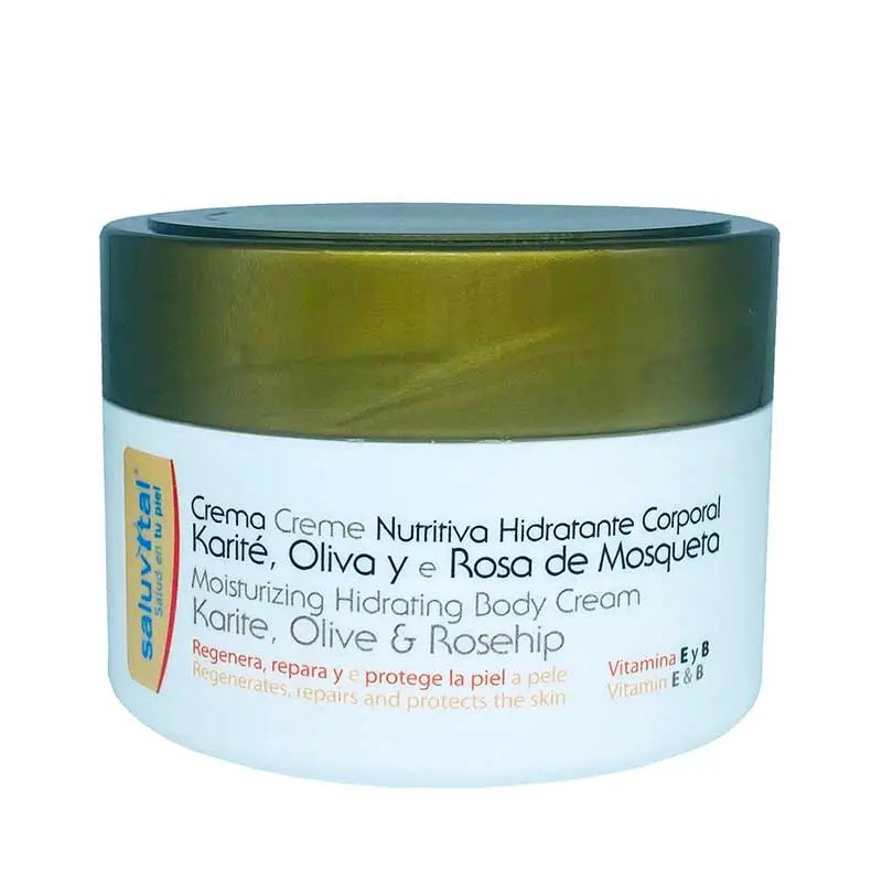 Karité. Oliva Y Rosa Mosqueta Crema Nutritiva Corporal