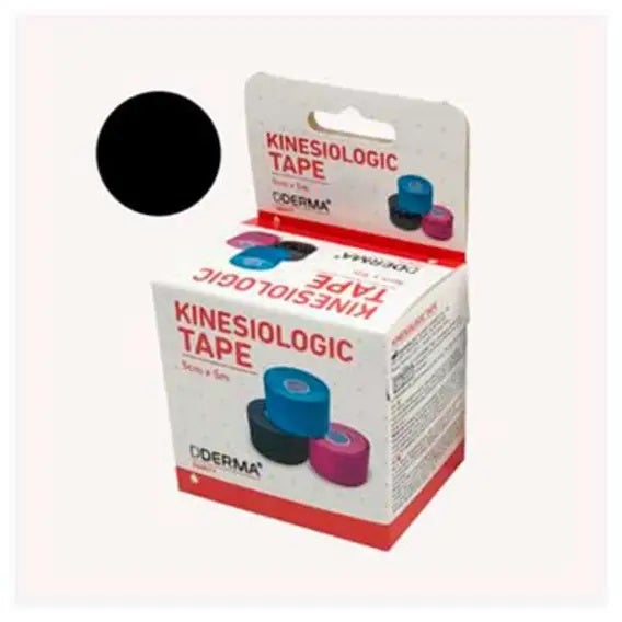 Cinta Tape Kinetica Negra 5 Metros