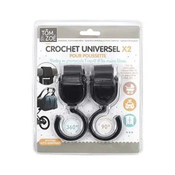 Set Ganchos Carro Bebe 2 Un