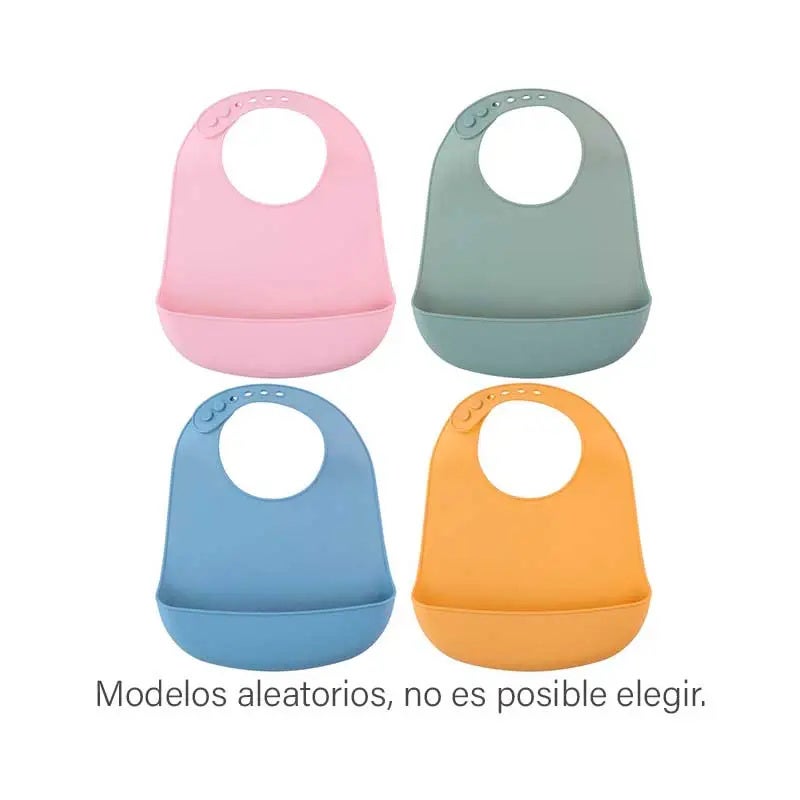 Babero Bebé Silicona Surtido