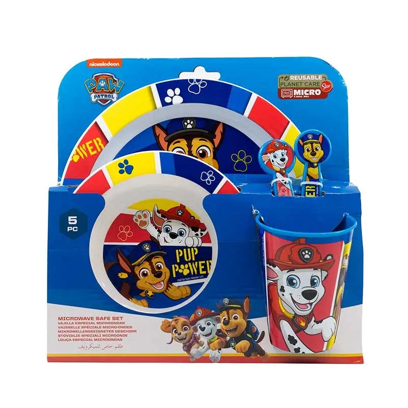 Vajilla Micro Paw Patrol