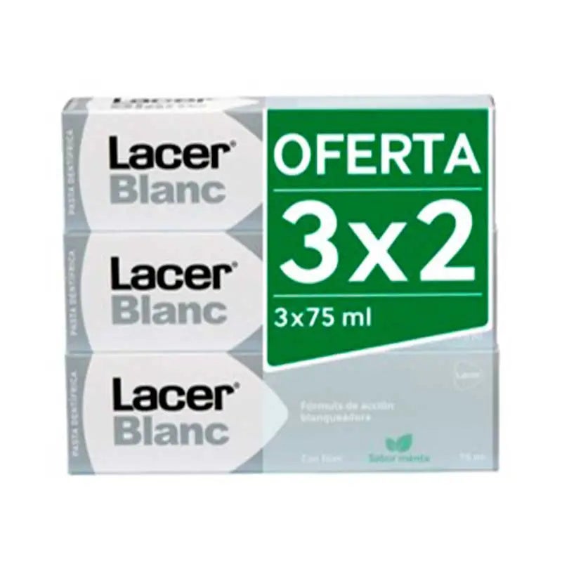 Blanc Plus Pasta Menta Lote De 3X