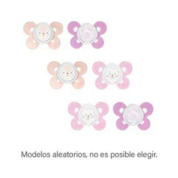 Chupete Physio Comfort Silicona Niña 6-16 Meses 2 Un