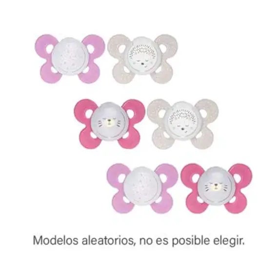 Chupete Physio Comfort Silicona Niña 16 Meses+ 2 Un