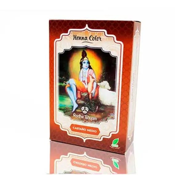 Henna Polvo Castaño Medio