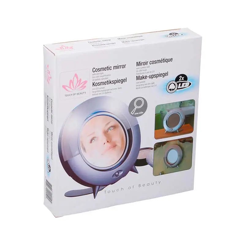 Espejo Cosmetico Con Luz Led 26X4.5X23 Cm