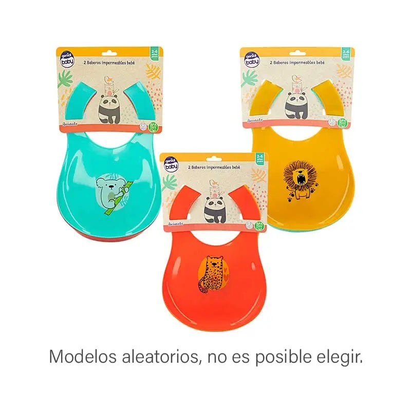 Babero Plastico Surtido Lote De