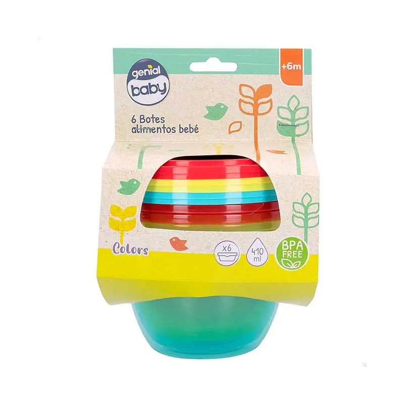 Botes Alimentos 4 Lote De 6 Ud