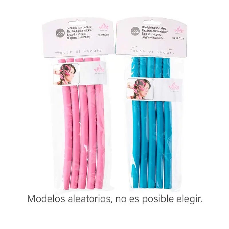 Rizadores Pelo Flexibles Set 5 Piezas Surtido