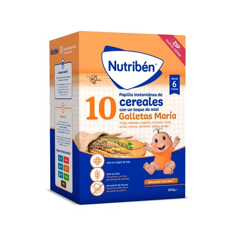 Papilla 10 Cereales Miel Galleta