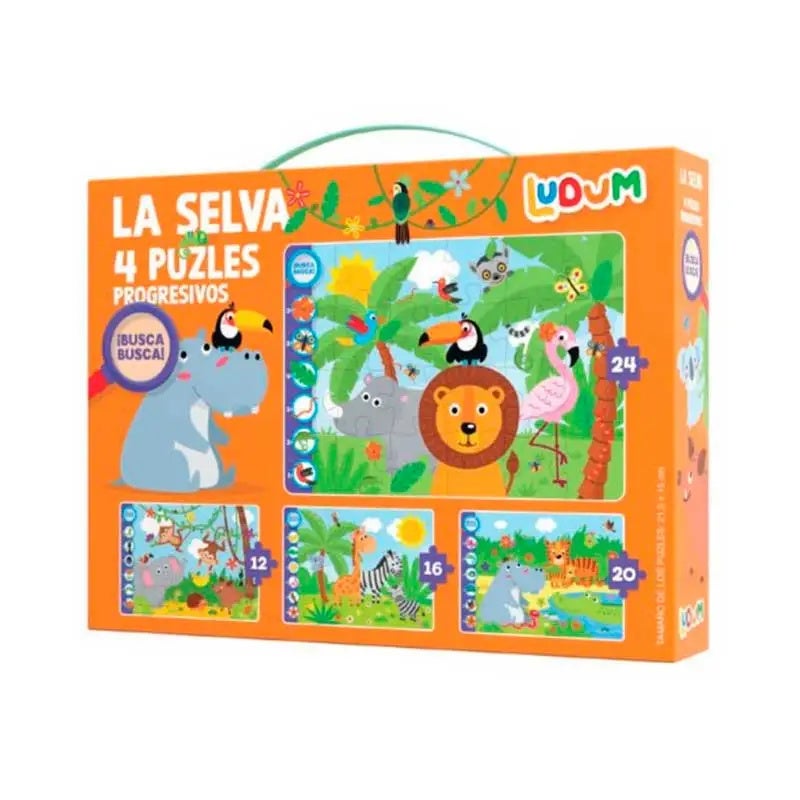 Puzzle Progresivo Selva