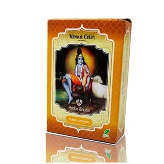 Henna Polvo Rubio Dorado