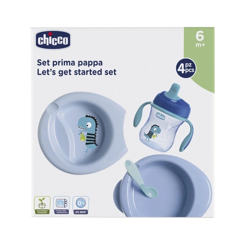 Set Completo Comida Azul 6M+