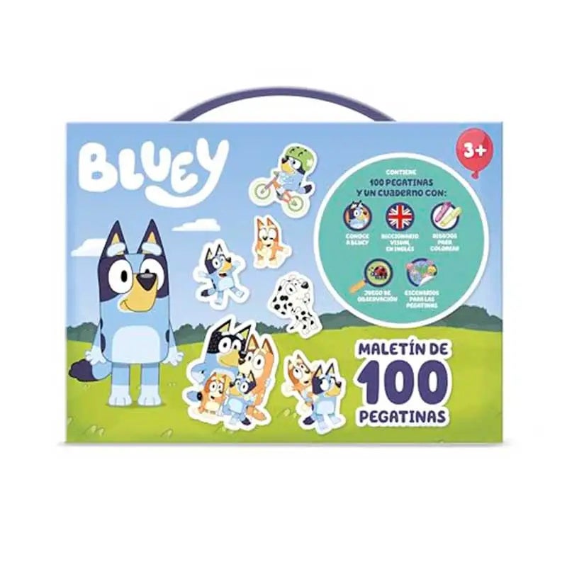 Maletin Bluey 100 Pegatinas