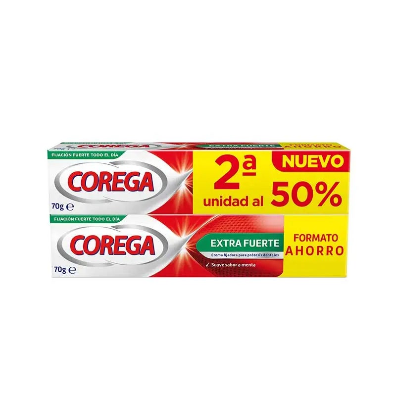 Adhesivo Crema Extra Fuerte Lote De 2X