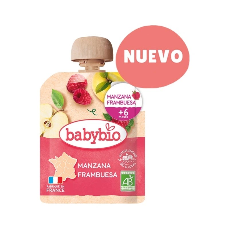 Pouch Manzana Frambuesa Bio