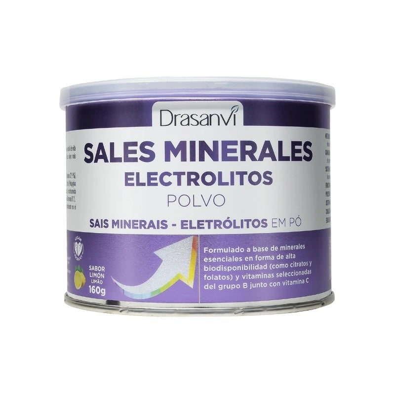 Sales Minerales - Electrolitos Puros Limon 160 Gr