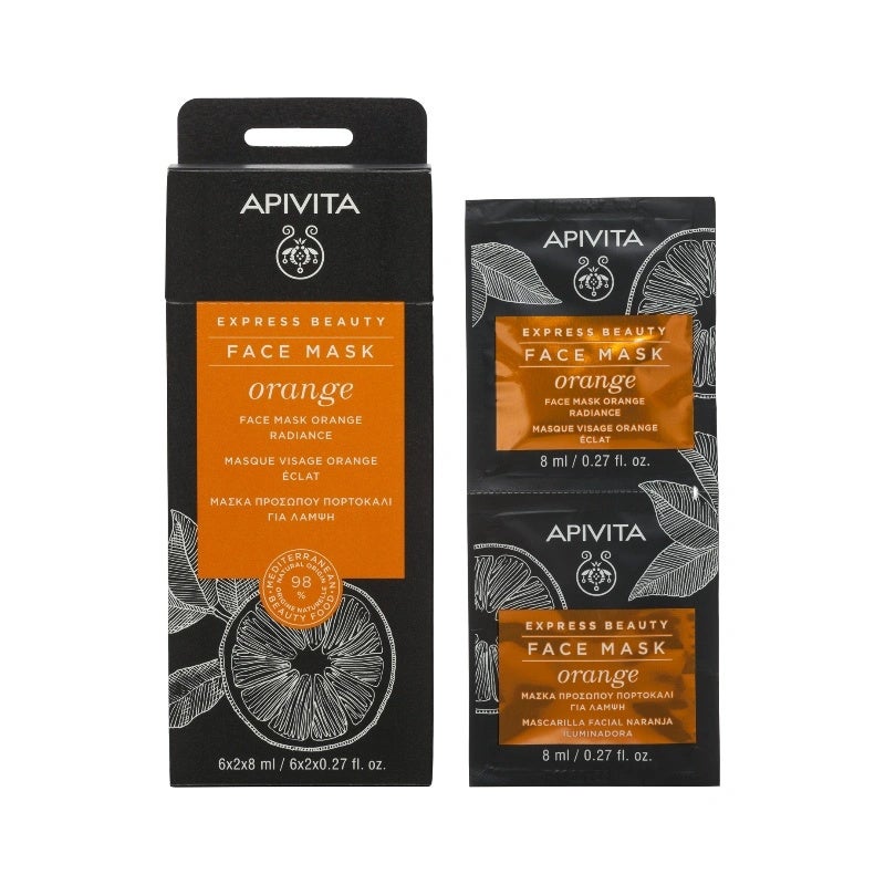 Express Beauty Mascarilla Facial Revitalizante Con Naranja