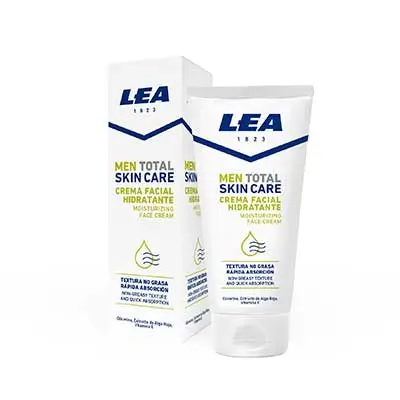 LEA Crema facial hidratante men total skin care rápida absorción 75 ml 