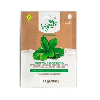 IDC Mascarilla facial aceite de hierbas vegana 25 gr 