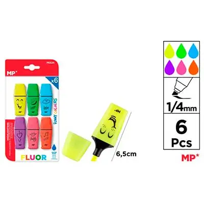 Rotulador marcador Fluorescente neón mini