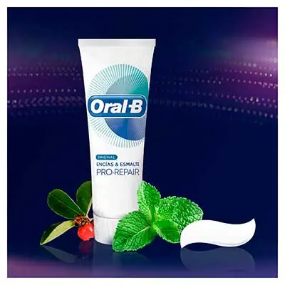 ORAL-B Set encias y esmalte pasta dentífrica repair original 2x75 ml 