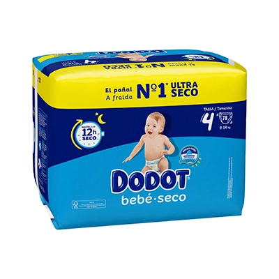 Dodot - Paquete de pañales bebé seco talla 6 - 36 unidades, Recien Nacido