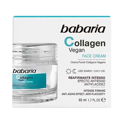 BABARIA Crema facial con colageno vegano 75,6 ml 
