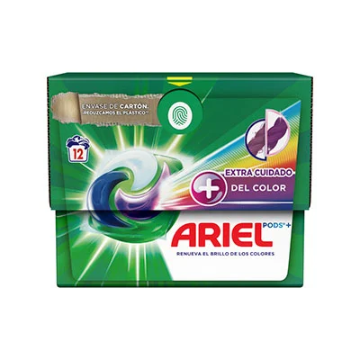  Ariel Color todo en 1 cápsulas de detergente para ropa (13  unidades) 10.91 oz : Salud y Hogar