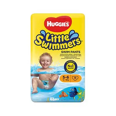 HUGGIES LITTLE SWIMMERS 5-6 11 UN