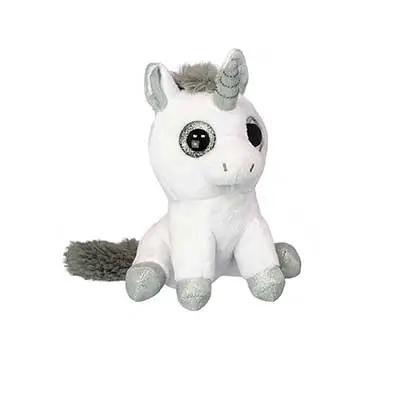 ORBYS Peluche de unicornio plateado k8701 15 cm 