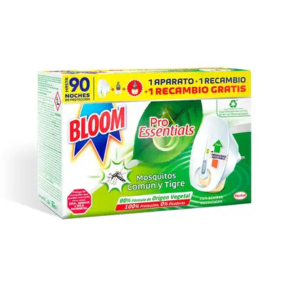 BLOOM Insecticida eléctrico líquido pro mosquitos + 2 recambio 
