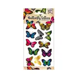 Tattoos temporarios metálico mariposa 