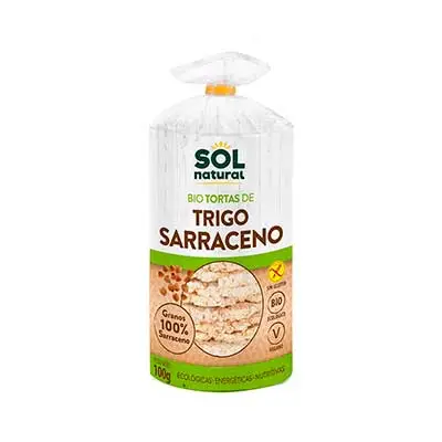 SOL NATURAL TORTAS TRIGO SARRACENO 100G