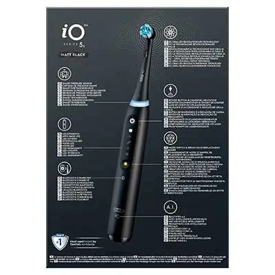 Cepillo de dientes eléctrico ORAL-B iO 6S, Negro