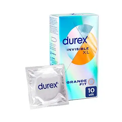 DUREX PROFILACTICOS INVISIBLE XL 12 UN