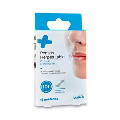 WELLS Parches herpes labial 15 unidades 