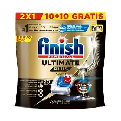FINISH Ultimate plus 10+10 un 