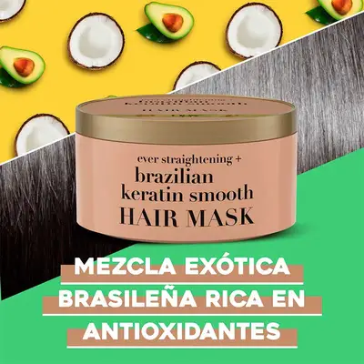 OGX Mascarilla keratina brasileña 300 ml 
