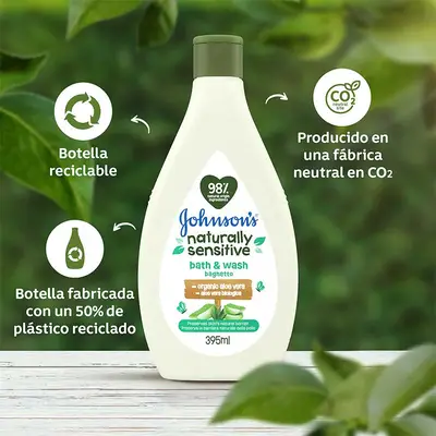 JOHNSONS Naturally sensitive gel 395 ml 