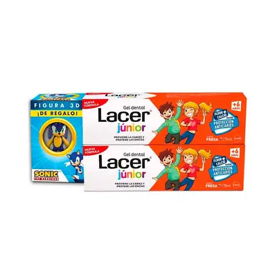 LACER Junior gel fresa l-2x75 ml 