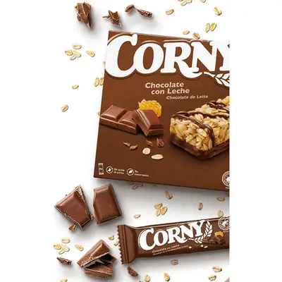 CORNY BARRITAS CHOCOLATE 6X25GR
